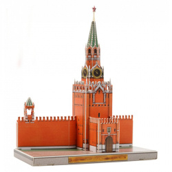 Конструктор картон 3D Москва в миниатюре Спасская Башня 487