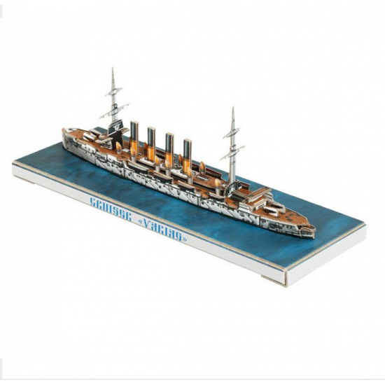 Конструктор картонный 3D Умная бумага Корабли в миниатюре  Крейсер Варяг 498
