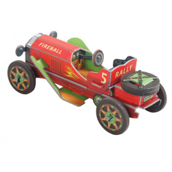 Конструктор картон 3D Машинка 399-1 красн