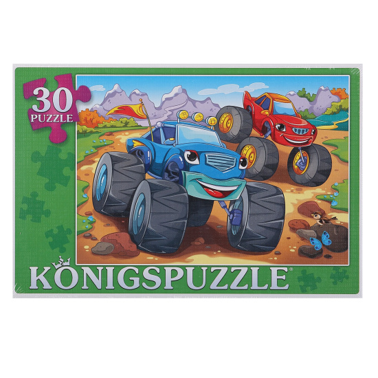 Пазлы 30эл 215*300 Суперджип Konigspuzzle ПК30-9987