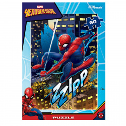 Пазлы 60 элементов, 230*330 мм Человек-паук Marvel Step Puzzle 81237