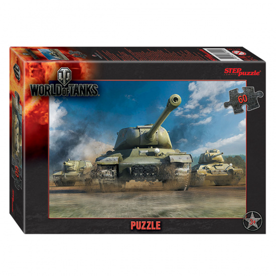 Пазлы 60 элементов 230*330 Step Puzzle World of Tanks 81140