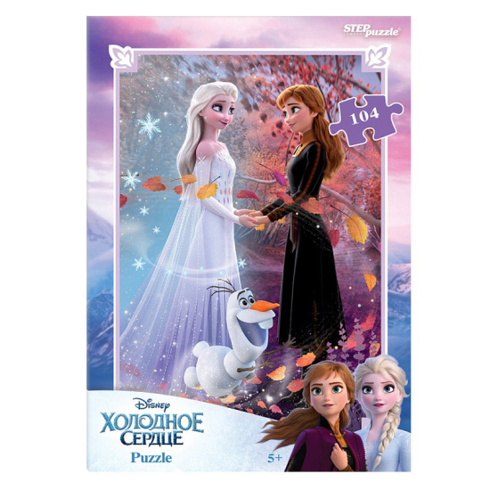 Пазлы 104 элементов, 230*330 мм Холодное сердце Disney Step Puzzle 82245