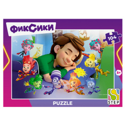 Пазлы 104 элемента 180*270 Step Puzzle Фиксики Новый сезон 82266