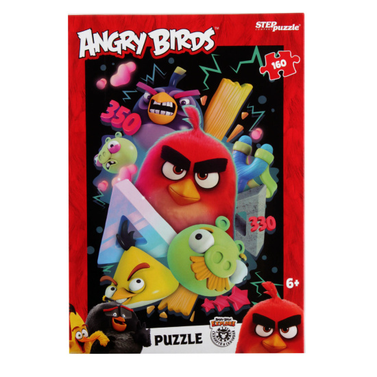 Пазлы 160 элементов 240*345 Step Puzzle Angry Birds 94099