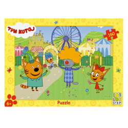 Пазлы 160 элементов 240*345 Step Puzzle Три кота Новые истории 94176