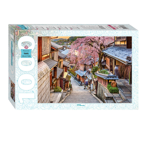 Пазлы 1000 элементов, 480*680мм Япония Улица в Киото Step Puzzle 79146