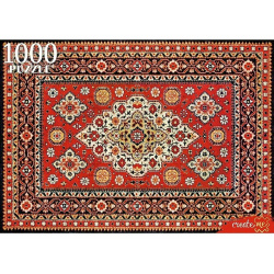 Пазлы 1000 элементов 470*670 Рыжий кот CreateMe Красный ковер ШТ1000-4879