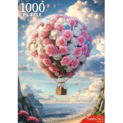 Пазлы 1000 элементов 470*670 Рыжий кот CreateMe Воздушный шар Ф1000-8726