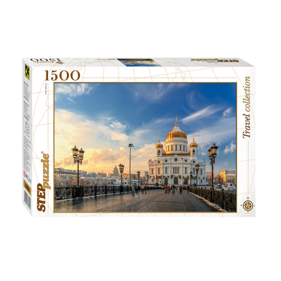 Пазлы 1500 элементов, 580*850мм Храм Христа Спасителя Step Puzzle 83053