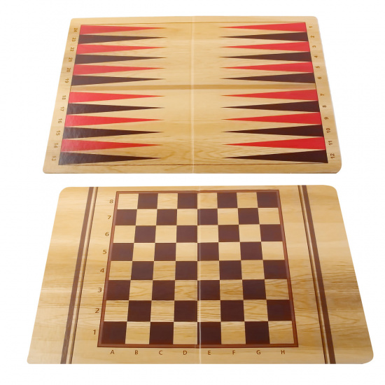 Поле для шахмат, шашек, нард Рыжий кот картон ИН-7432