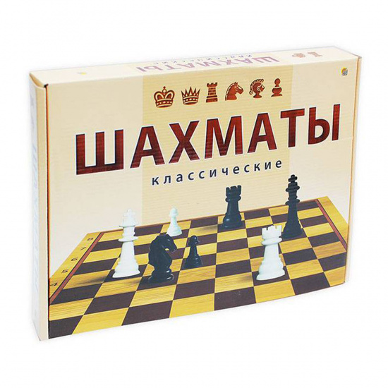 Игра настольная 30*45 см, картон, пластик Шахматы классические Рыжий кот ИН-0295