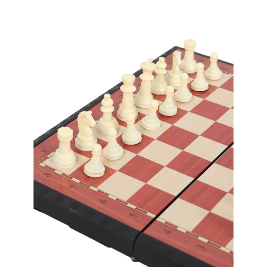 Игра настольная 19*19 см, пластик Шахматы Рыжий кот И-0143