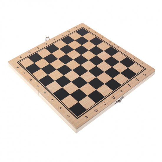 Игра настольная 24*24см, дерево Шахматы, шашки, нарды КОКОС 210034