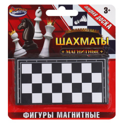 Игра настольная, 14*14 см, пластик, Шахматы, Играем вместе, 379043