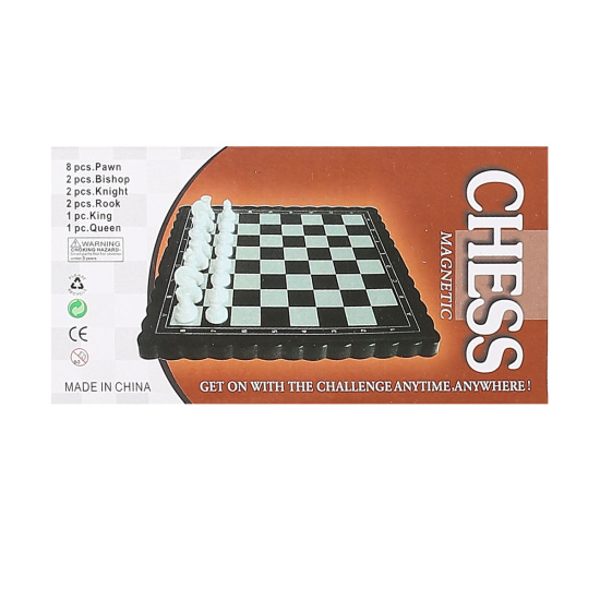 Игра настольная Шахматы магнитные 13,5*13,5см поле пластиковое фигуры пластиковые AN02573