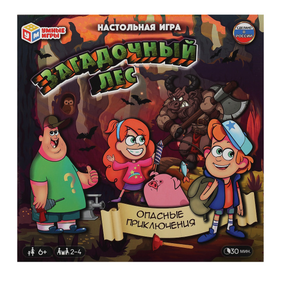 Игра настольная Мега-Ходилка Загадочный лес Опасные приключения Умные игры 346799