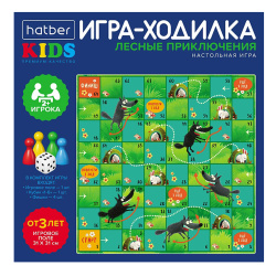 Игра настольная Ходилка Hatber Лесные приключения Ин3_36843