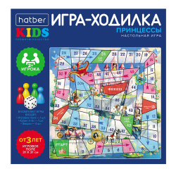 Игра настольная Ходилка Hatber Принцессы Ин3_36847