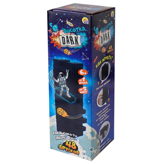 Игра настольная, Башня, Высотка Dark, дерево, Рыжий кот, ИН-9653