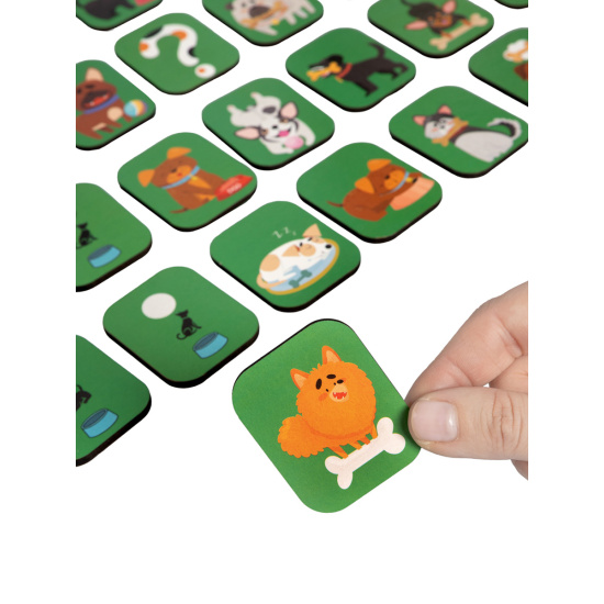 Игра настольная, Где мой пёс?, дерево, пластик, Десятое Королевство, 05682