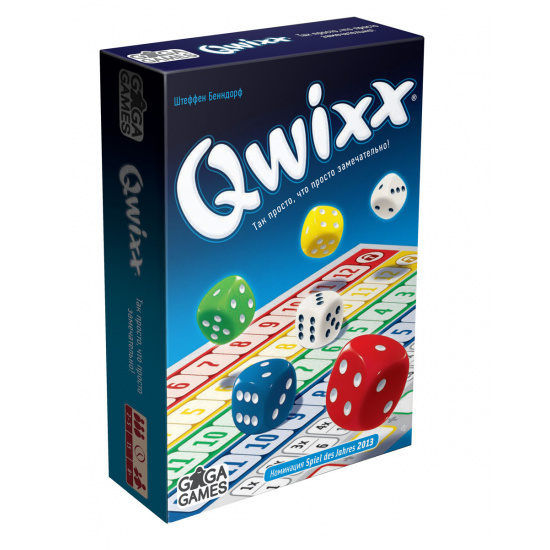 Игра настольная Квикс Qwixx картон, пластик GaGa Games GG178