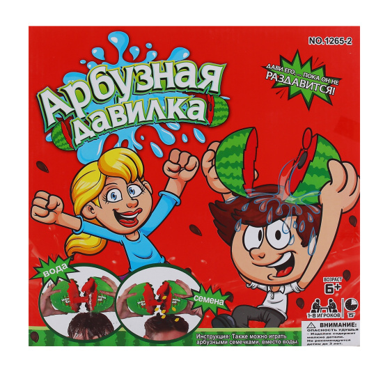 Игра настольная, Арбузная давилка, Игромания, пластик, Рыжий кот, Y18723204