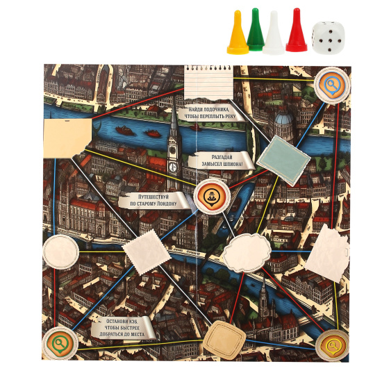 Игра настольная Шерлок: Поймай преступника картон, пластик Умные игры 359288