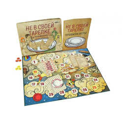 Игра настольная Не в своей тарелке словесная семейная для вечеринки ИН-5833