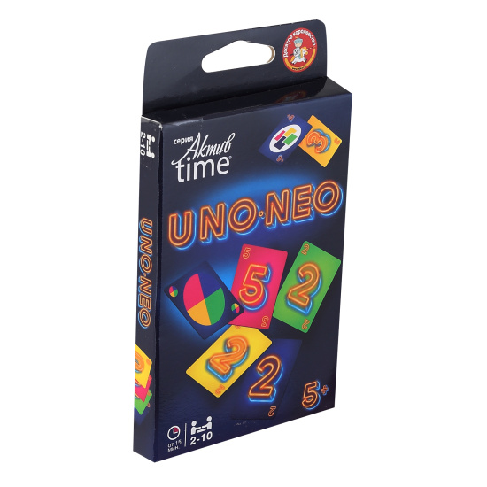 Игра настольная, UNO-NEO, Актив time, картон, Десятое Королевство, 05333