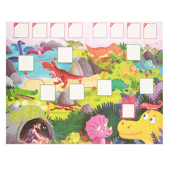 Игра настольная В поисках острова динозавров картон Проф-Пресс 173023