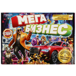 Игра настольная, Мегабизнес, Миллионер, картон, пластик, Умные игры, 367428