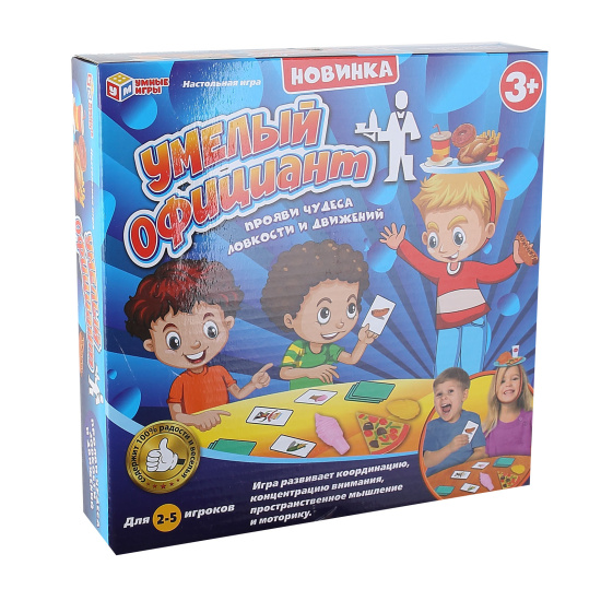 Игра настольная Умелый официант пластик, картон Умные игры 319496
