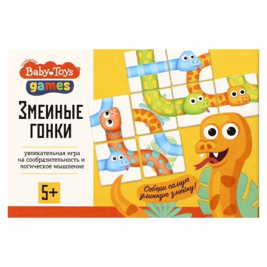 Игра настольная Змеиные гонки картон Десятое Королевство 04763