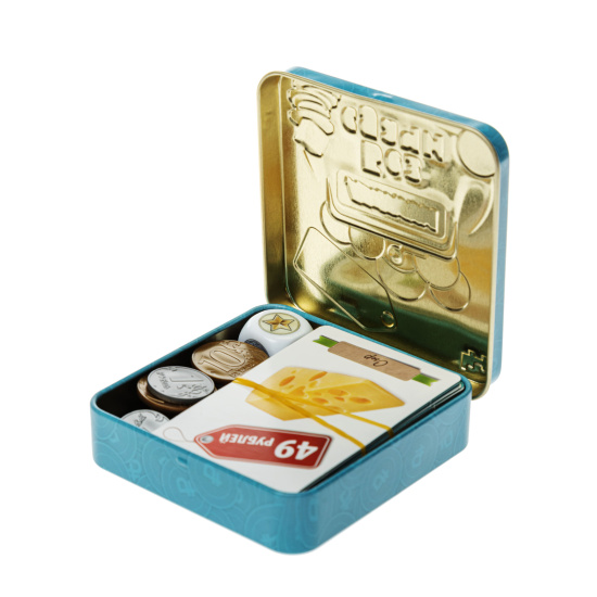 Игра настольная, Без сдачи, Денежка, картон, пластик, Десятое Королевство, 03565