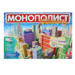 Игра настольная Монополист Город картон, пластик Десятое Королевство 04945