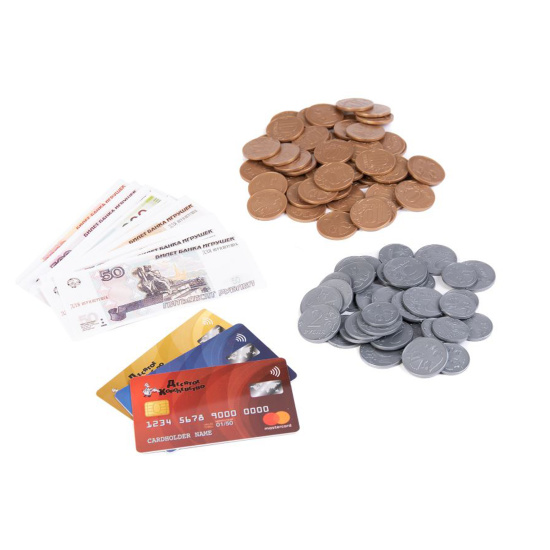 Игра настольная, Денежка, пластик, бумага, Десятое Королевство, 03564