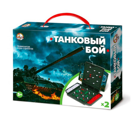 Игра настольная, Танковый бой, пластик, Десятое Королевство, 02154