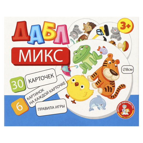 Игра настольная Микс Звери Дабл картон Десятое Королевство 04680