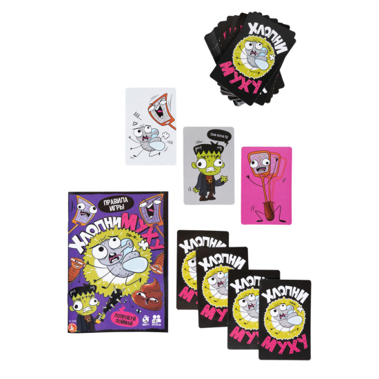 Игра настольная, Хлопни Муху, картон, Десятое Королевство, 05886