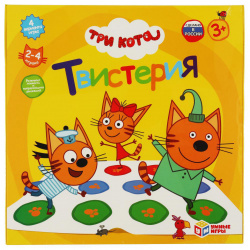 Игра напольная Три кота картон, пластик Умные игры 328964