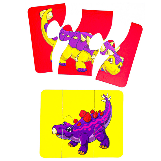 Игра развивающая Bright kids Динозаврики картон Рыжий кот ИН-7623
