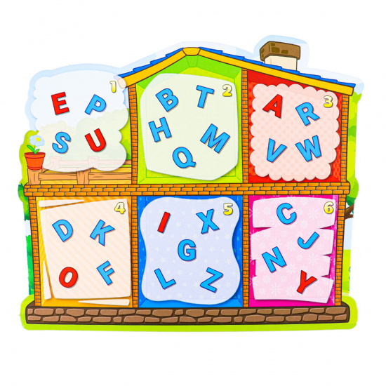 Игра развивающая Bright kids Буквы слоги и слова English картон Рыжий кот ИН-7632