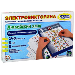Игра настольная Электровикторина Английский язык 7-12лет 03665
