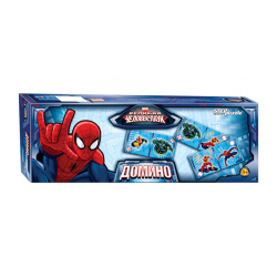 Игра настольная Домино 28шт картон Человек-паук 80109