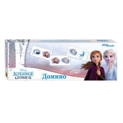 Игра настольная Домино 28шт картон Disney Холодное сердце 2 80126