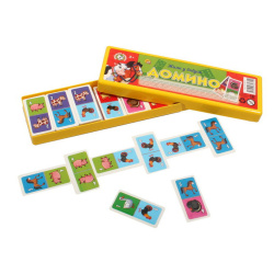 Игра настольная Домино Жили у бабуси ИН-4615