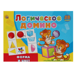 Игра настольная, Домино Логическое, Профессии, пластик, Рыжий кот, ИД-5427