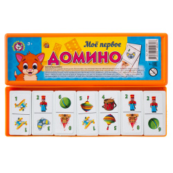 Игра настольная Домино 28 Мое первое домино ИН-0280