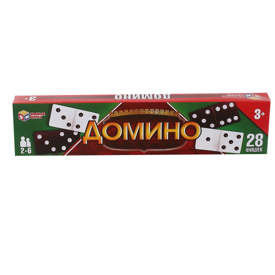 Игра настольная Домино пластик Умные игры 317409